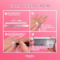Gambar Kimora - Cincin Titanium Premium Wanita Clarita Cnt233 - GOLD 6 dari Kimora Jewelry Kota Denpasar 4 Tokopedia