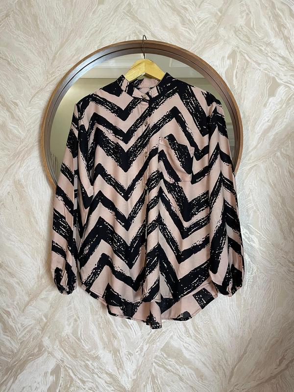 Kirani Kemeja Salur Rayon Premium/Atasan Wanita Salur Terbaru 2024 8