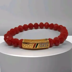 FR XUPING GELANG KRISTAL 8MM AKSESORIS FASHION WANITA CHARM XUPING LAPIS EMAS