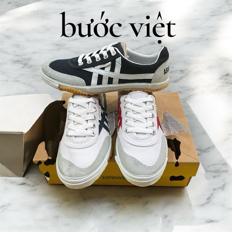 Giày bata asia dây buộc đế cao su non chống trơn trượt giày bata Sneaker Nam Đế Bằng Shoes bata ráp