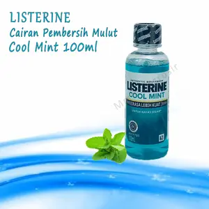 Listerine Antiseptic Mouth Wash Obat Kumur 100ml Cool Mint