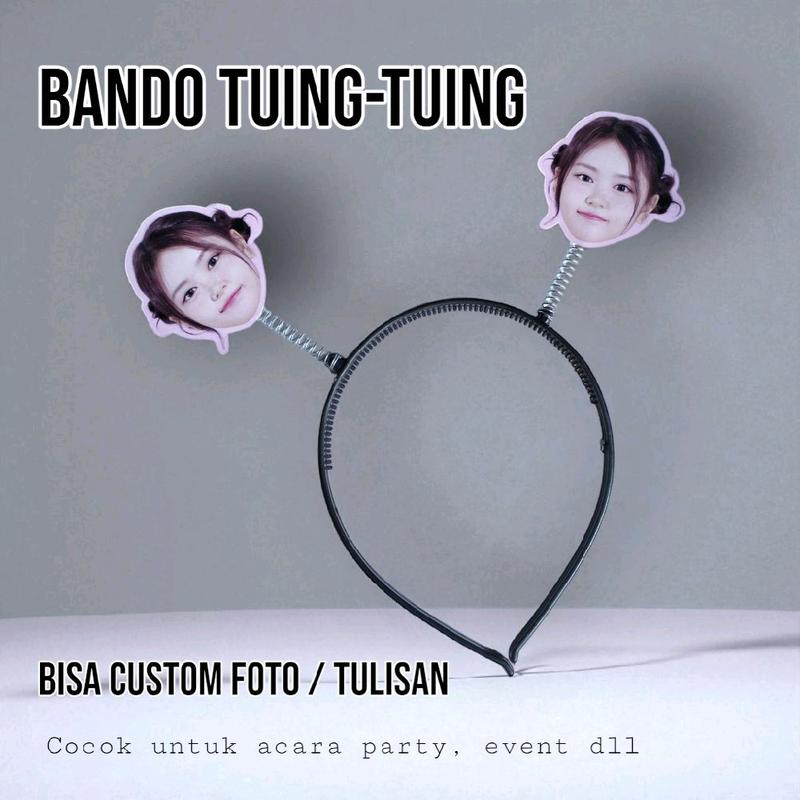 Bando Custom Foto / Bando Tuing - Tuing / Souvenir / Bando Kpop / Bando ...
