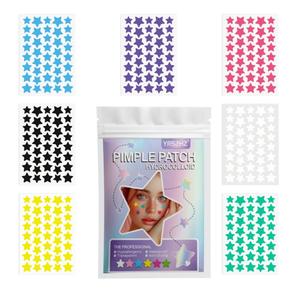 Parches antiacné de estrella multicolor, parches faciales ultrafinos para acné, parches corrector y para granitos, 280/1120/1680 piezas, artículo individual