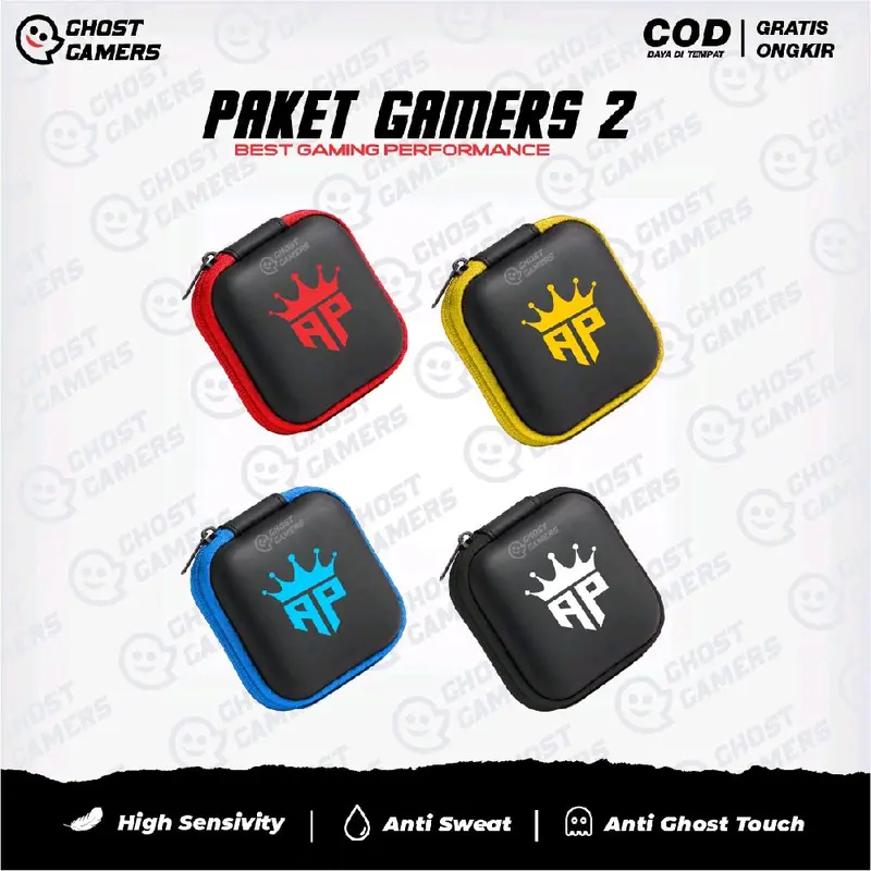 AP KING Andra ST Sarung Jempol Ap king Andra Gz Anti Keringat Responsive Finger Touch Sleeve + Box Penyimpanan Premium 2