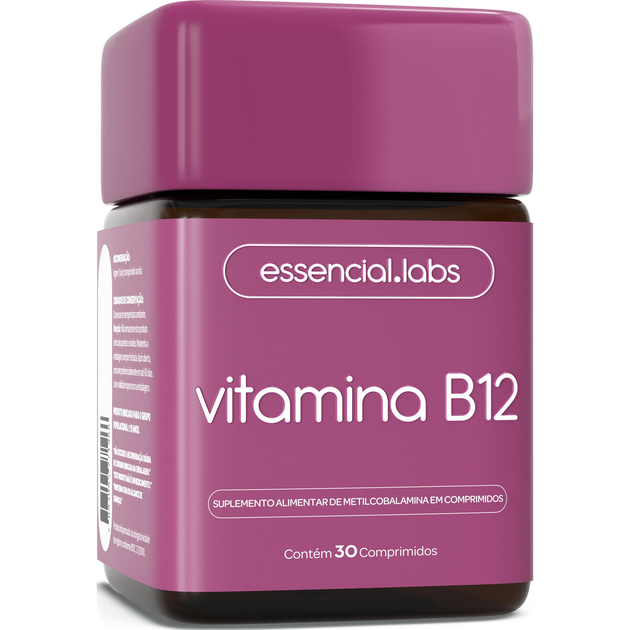 VITAMINA B12 Metilcobalamina - Fórmula com Máxima Pureza e Concentração - 30 Doses
