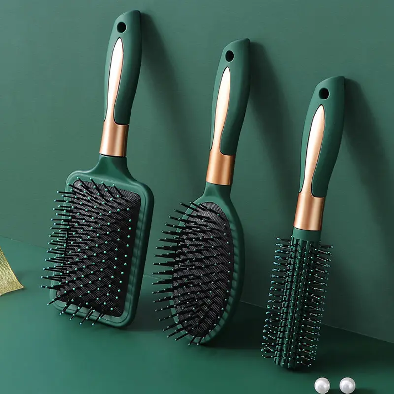 Airbag comb massage comb, cosmetic hair brush, de-frizz comb and hair comb, suitable for men and women, wet or dry hair, suitable for long hair, thick hair, fine hair, curly hair, natural hair