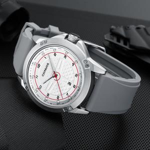 นาฬิกาสปอร์ตผู้ชาย CAINUOS ทันสมัย หลากสี ทำจากซิลิโคน การเคลื่อนไหวควอทซ์