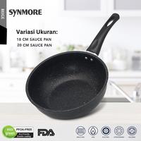Gambar Synmore Panci Susu Sauce Pan Anti Lengket Lapisan Granite 18/20cm – Semua Kompor untuk Susu/Saus/Sup - 18cm-Semua Kompor dari Synmore Official Store Kab. Tangerang 1 Tokopedia