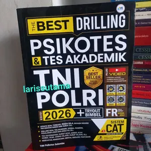 BUKU TNI POLRI 2026 THE BEST DRILLING PSIKOTES DAN TES AKADEMIK TNI POLRI 2026