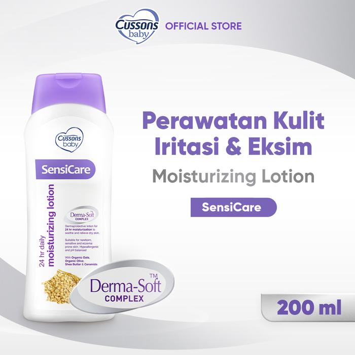 Gambar Cussons Baby Sensicare Moisturizing Lotion  - Losion Pelembab 200ml - Cussons Baby, Standar dari CussonsID Kota Administrasi Jakarta Barat Tokopedia