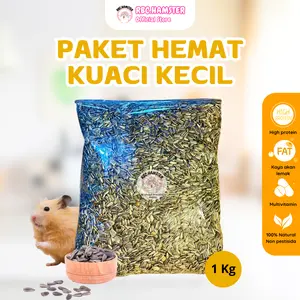 KUACI KECIL 1KG KWACI PAKAN HAMSTER & PAKAN BURUNG BERSIH & HIGENIS PAKET HEMAT