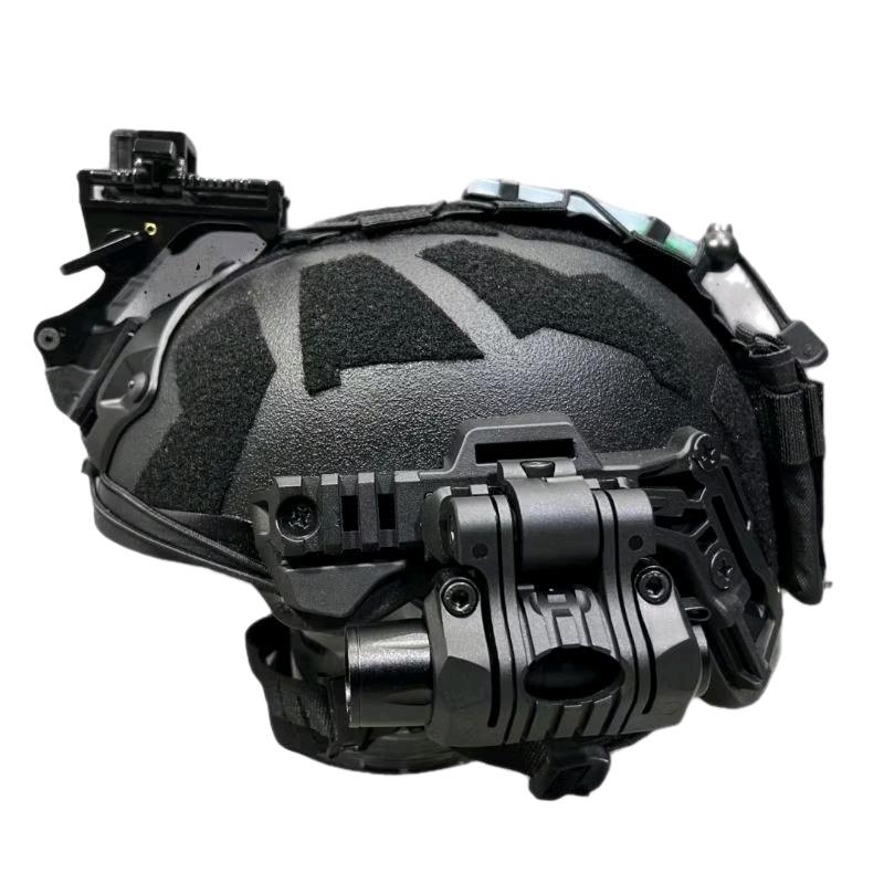 Helm kevlar level 3A scorpion full mounting Hitam dan Hijau 0
