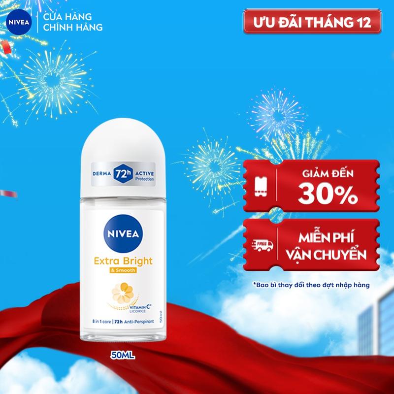  Lăn Ngăn Mùi NIVEA Dưỡng Da 8 Super Food | Vitamin C  50 ml  - 81644 