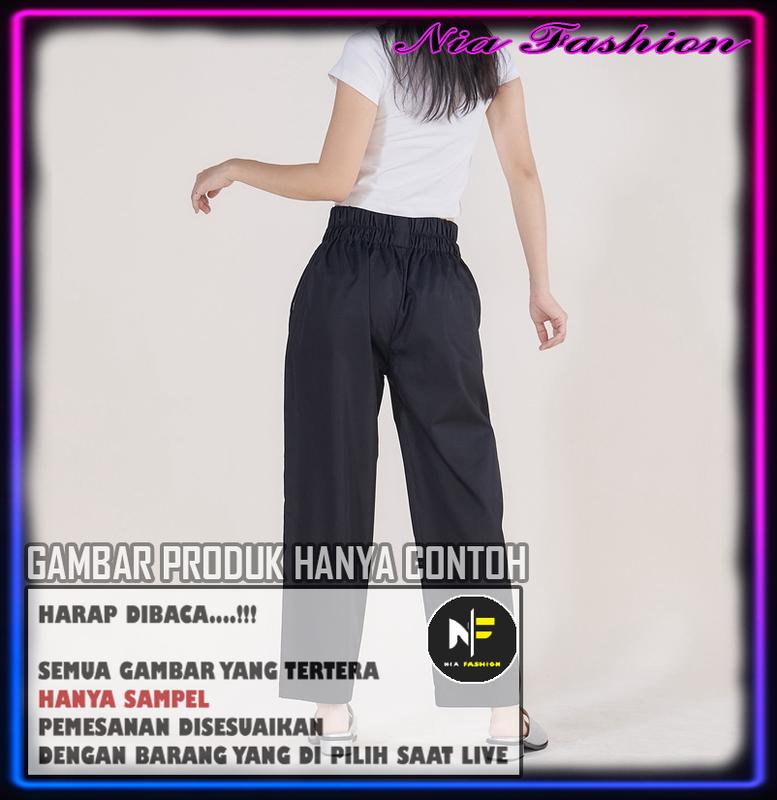 NiaFashion Aires Pants Celana bahan Celana Kantor Wanita NF.018 1