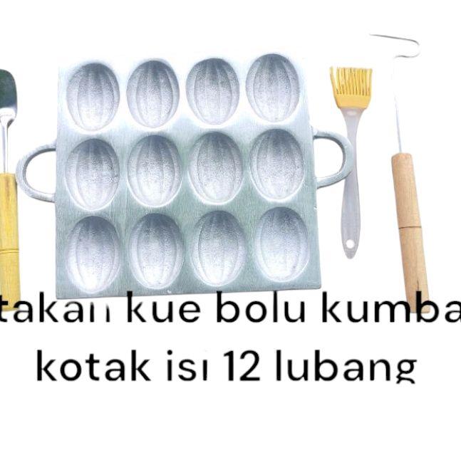 Cetakan kue bolu kumbang belimbing cubit kotak isi 12 lubang 0