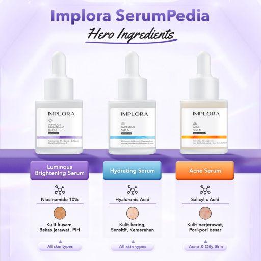 Serum Wajah Implora Series 20ml/Wajah/Whitening/Anti Acne/Exfoliate/Anti Aging/Melembabkan Essence Perawatan Serum Wajah Implora Series 20ml/Wajah/Whitening/Anti Acne/Exfoliate/Anti Aging/Melembabkan Essence Perawatan
