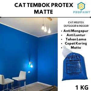 PROTEX Cat Tembok kiloan matte anti luntur anti mengapur tahan lama dan wangi 1 KG