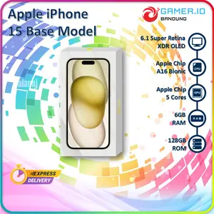 Apple iPhone 15 5G NFC 128GB 6.1 inch Super Retina XDR OLED HDR10 48MP OIS Dual Camera IOS 17