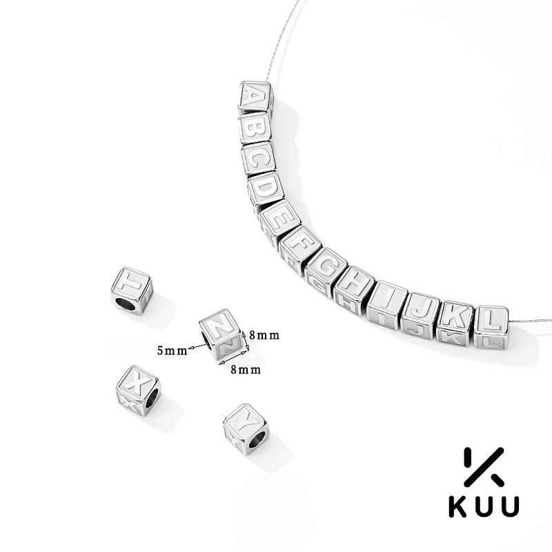  Vòng tay Vòng cổ Hình Chữ T Mặt Chữ Tiếng Anh Chất Liệu Titan Không Rỉ Dành cho nam nữ 26 Chữ Cái Vòng Cổ Mặt Dây Chuyền Chữ Cái Phụ Kiện Trang Sức Thời Trang 