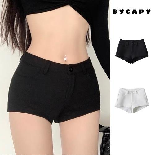  Quần Short Nữ Ngắn Cạp Trễ Quần Đùi Nữ Cạp Trễ Quần Đùi Siêu Ngắn Cạp Trễ Co Giãn 4 Chiều By Capy 