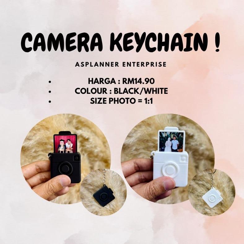 Rantai kunci kamera bergambar - TikTok Shop Malaysia