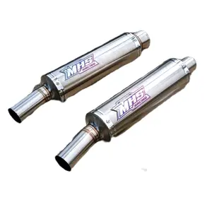Knalpot Corong Lurus dragbike MhsRacing Sarbor/Sarteng/Sarfull PNP all matic Slincer Motorcycle