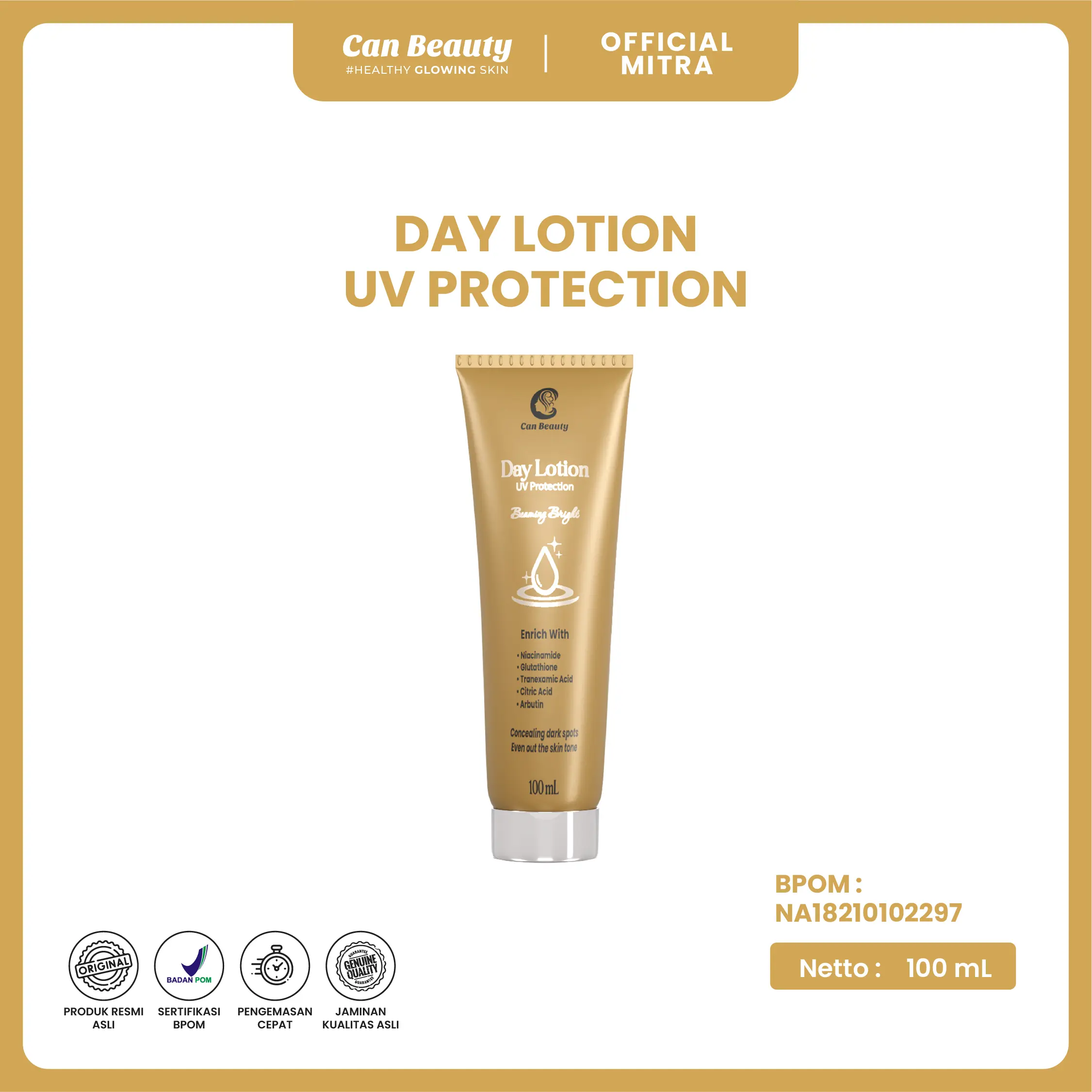 CAN BEAUTY DAY LOTION & AHA BODY SERUM [FREE GIFT]