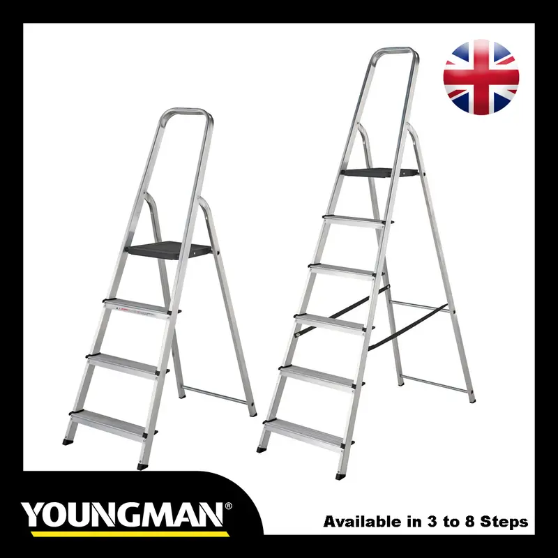 Youngman Atlas Step Ladders Aluminium - TikTok Shop Singapore