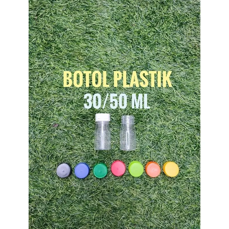 Botol Plastik 30ml 50ml / Botol Zam Zam / Botol Jelly / Botol Kapsul SN LN