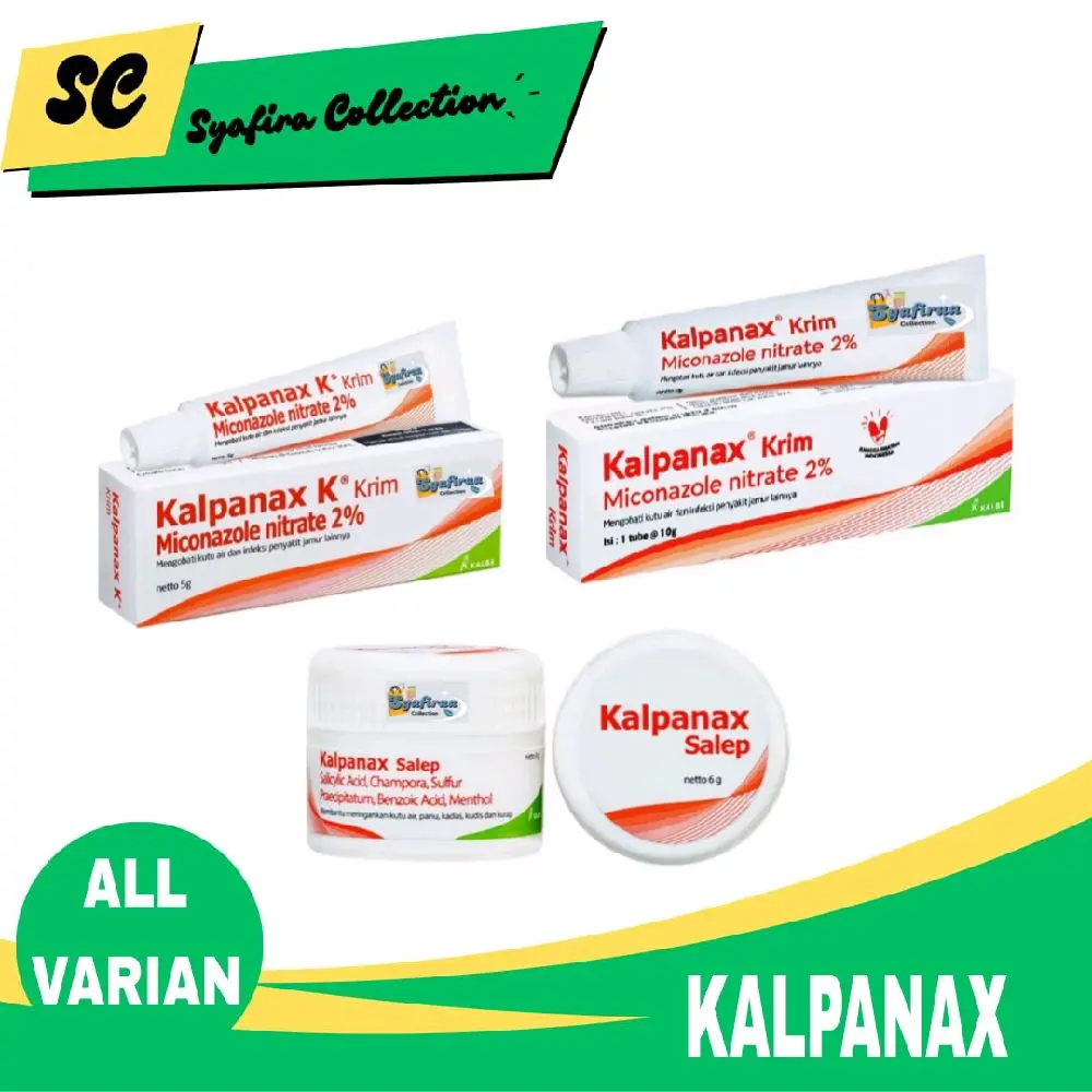 Kalpanax Krim All Varian - Untuk kutu Air,Panu,kadas Kurap