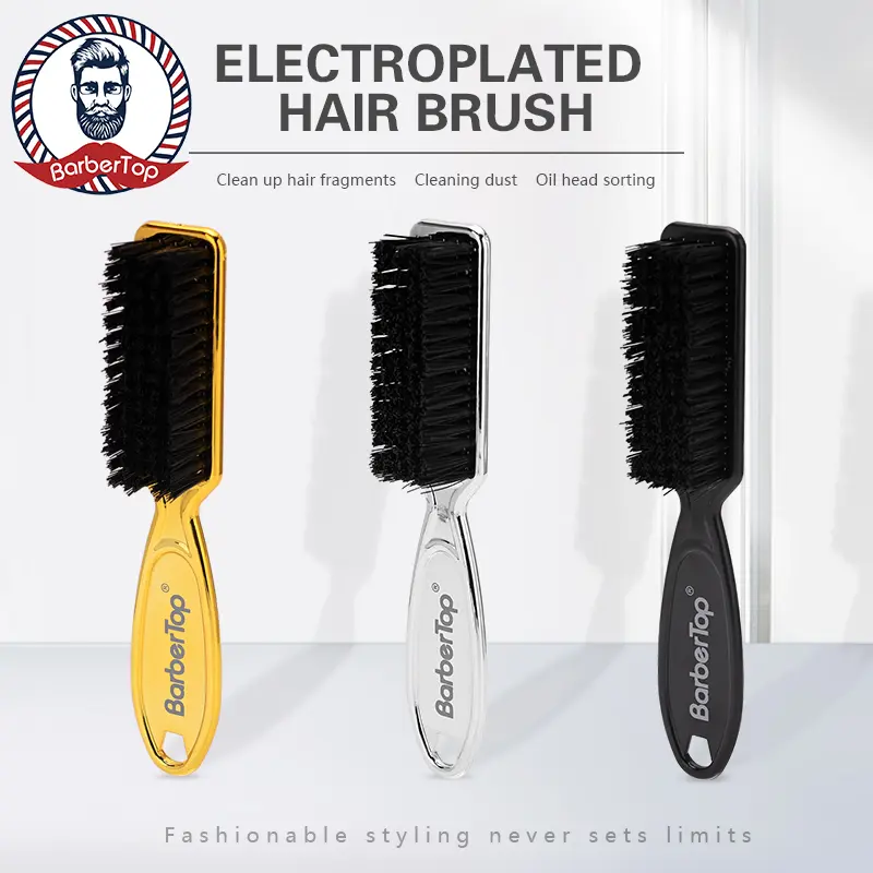 Barber's Hair Brush Hair Cleaning Brush Multi-function Brush Stylist Tools Convenient Easy to Use Hair Styling Haircare Heatless