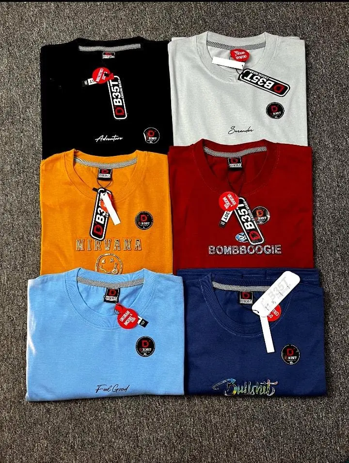 PAKET 4 PCS KAOS DISTRO MIX BRAND MOTIF SIMPLE EMBOS DAN POLOS PRIA WANITA SEMI KATUN 24S M-L-XL-XXL-XXXL CASUAL KEREN SANTAI FORMAL NYAMAN BAJU COWOK OBLONG DEWASA