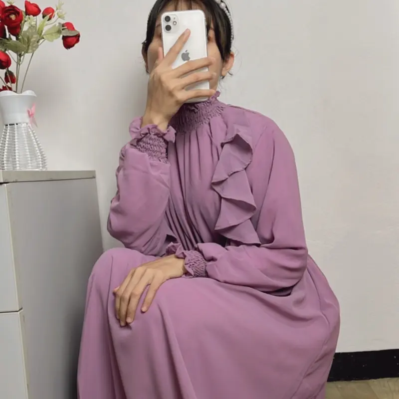 Dress Mirae Wear Korean Long Dress Vintage Dress Pesta Dress Summer Dress Elegan Slevee 8