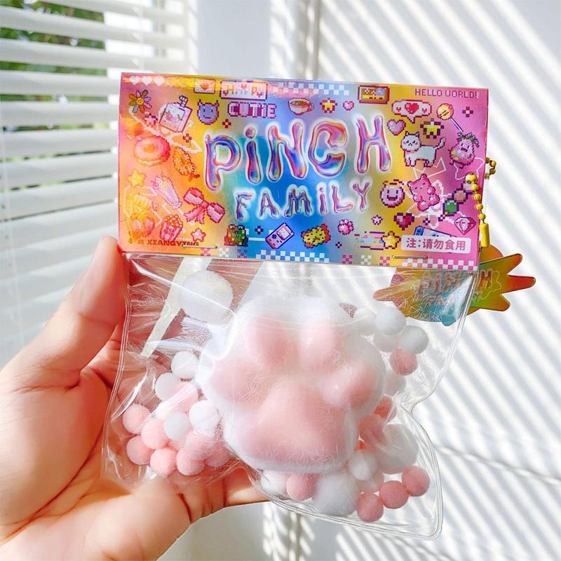 Product Introduction of 【UBaby】Mainan Anak-anak Taba Squishy Pinch Paw Squeeze Lembut Kucing Pereda Stres Lembut Toys 4
