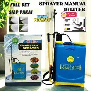 (KHUSUS LIVE DISK 50%) SPRAYER MANUAL KAPASITAS 16 LITER / SEMPROTAN TANAMAN 16 LITER