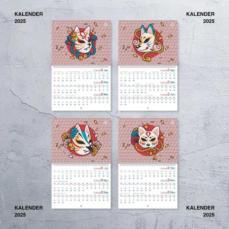 Kalender 2025 Kalender Aesthetic Kalender Dinding 5