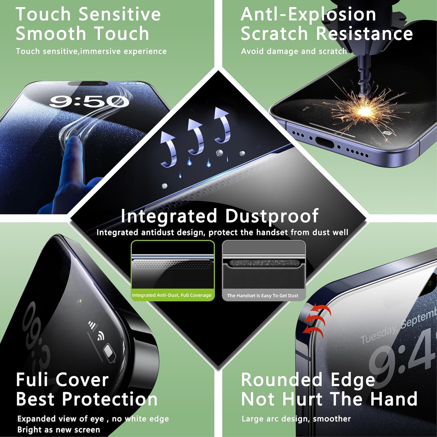 Untuk iPhone, perlindungan privasi kabin bebas debu kaca tempered anti-intip one-click film applicator, Untuk iPhone 6 6Plus 7 7Plus 8 8Plus XR 11 11Pro 11ProMax 12 12Pro 12ProMax 13 13Pro 14 14Plus 14Pro 15Plus 16Plus 16Pro 17 17Pro 17ProMax Air