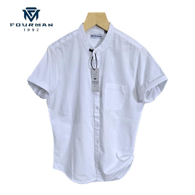 FOURMAN | Kemje Pendek Sanghai | Kemeja Pendek Cowok | Kemeja Casual 3