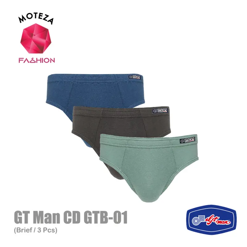 GT Man GTB01 - Celana Dalam Mini Brief Pria -  Isi 3 0