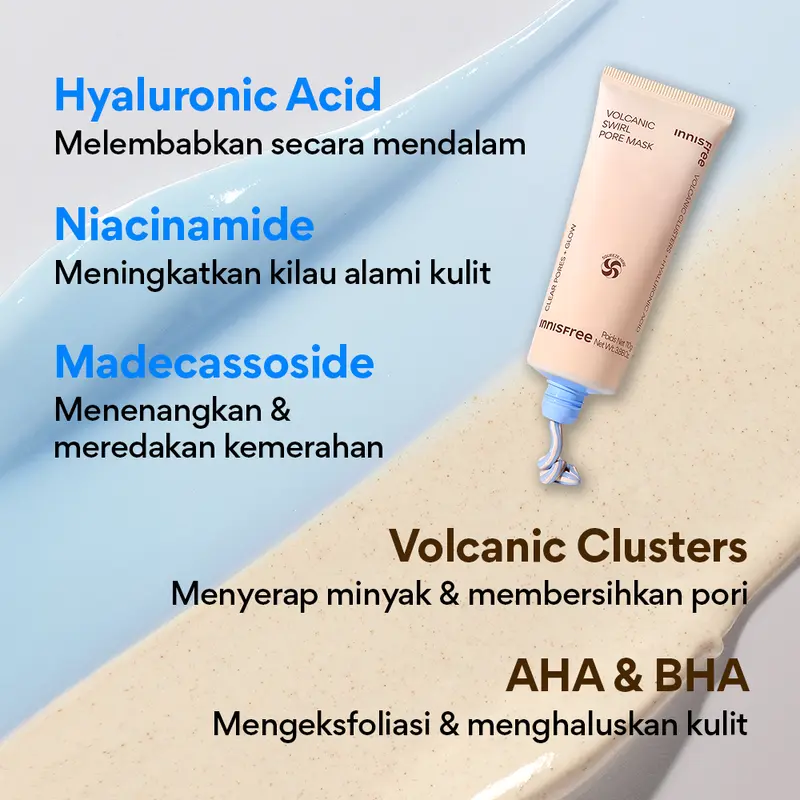 Innisfree Volcanic Swirl Pore Mask 110gr 4