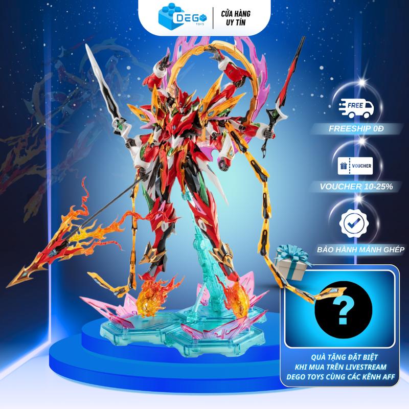 Mô hình lắp ráp NaTra MNP XH04 NEZHA Model Kit, đồ chơi lắp ráp caoren , baiqi, aobing, nezha, uy viễn thức na tra,.. tỉ lệ 1/100 cao