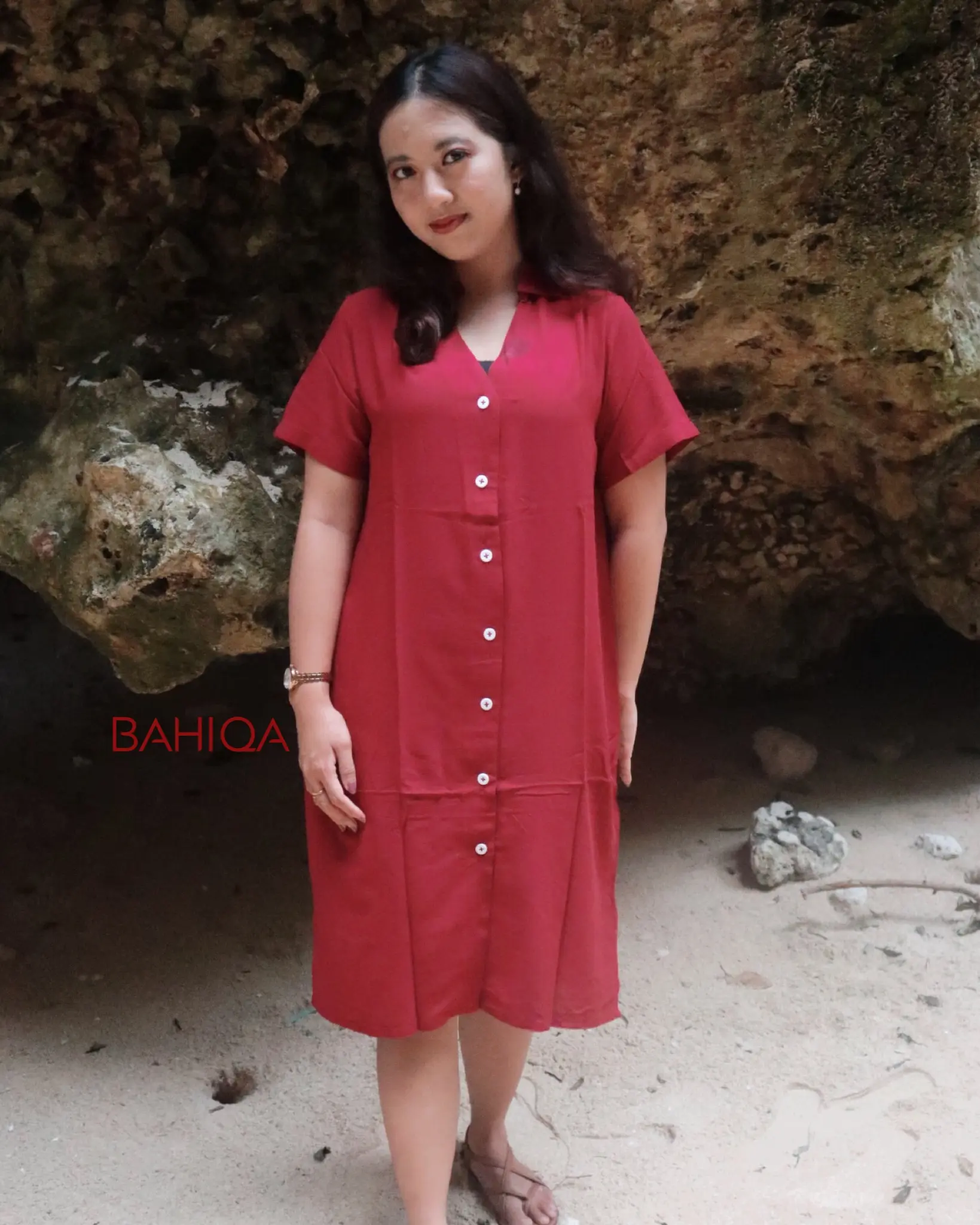 Kala Homedress - Daster Rayon Polos Busui Friendly