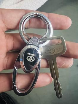 Product Review of Metal Keychain Minimalist Business Men High-end Hanging Decoration Car Key Chain Lock Keycase For Toyota Gr Sport Corolla Altis RAV4 Trd Veloz Raize Vios Avanza Innova Fortuner Corolla Rush from m**k 2