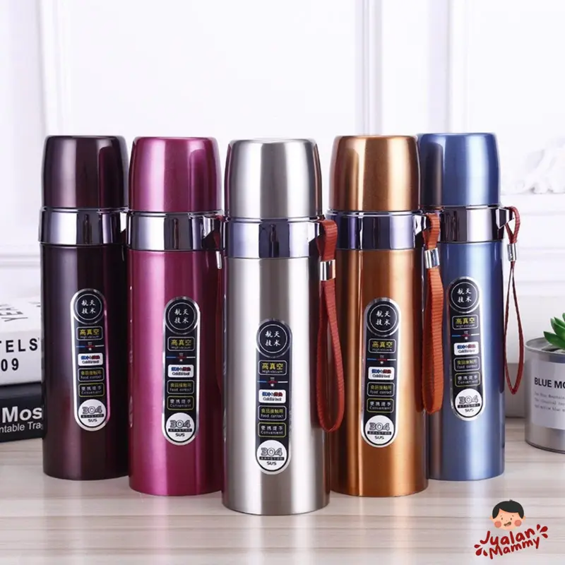Termos Air Panas Full Stainless Steel Thermos Botol Air Minu