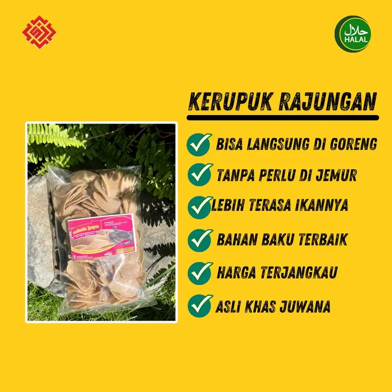 Kerupuk Rajungan 200 400gr Sanita Selok Jaya 5