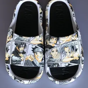 Sandal jelly Pria wanita impor full printing sandal slide rumah berkualitas fashion kekinian sendal pria