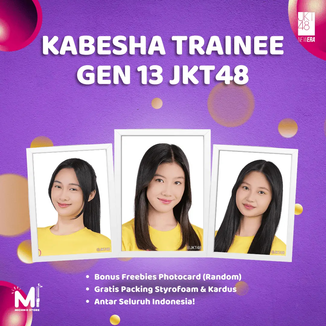 Kabesha Foto Trainee Gen 13 JKT48 New Era Frame