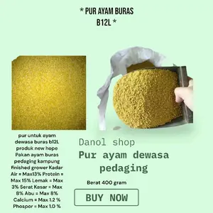 pur makanan ayam pedaging