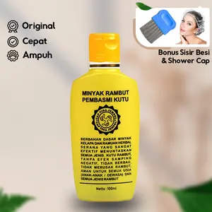 Minyak Pembasmi Kutu & Telur – Herbal Ampuh | Aman untuk Si Kecil & Dewasa