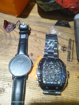Product Review of DISKON jam tangan  !! Evans Jayden Jam Tangan Pria 9554-1 Rantai Stainless Steel Kaca Sapphire Chronograph Water Resistant 5ATM Air Bahan Watches Waterproof from E**S J** O**R 0